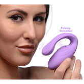 7X Pulse Pro Pulsating & Clit Stim Vibe w- Remote
